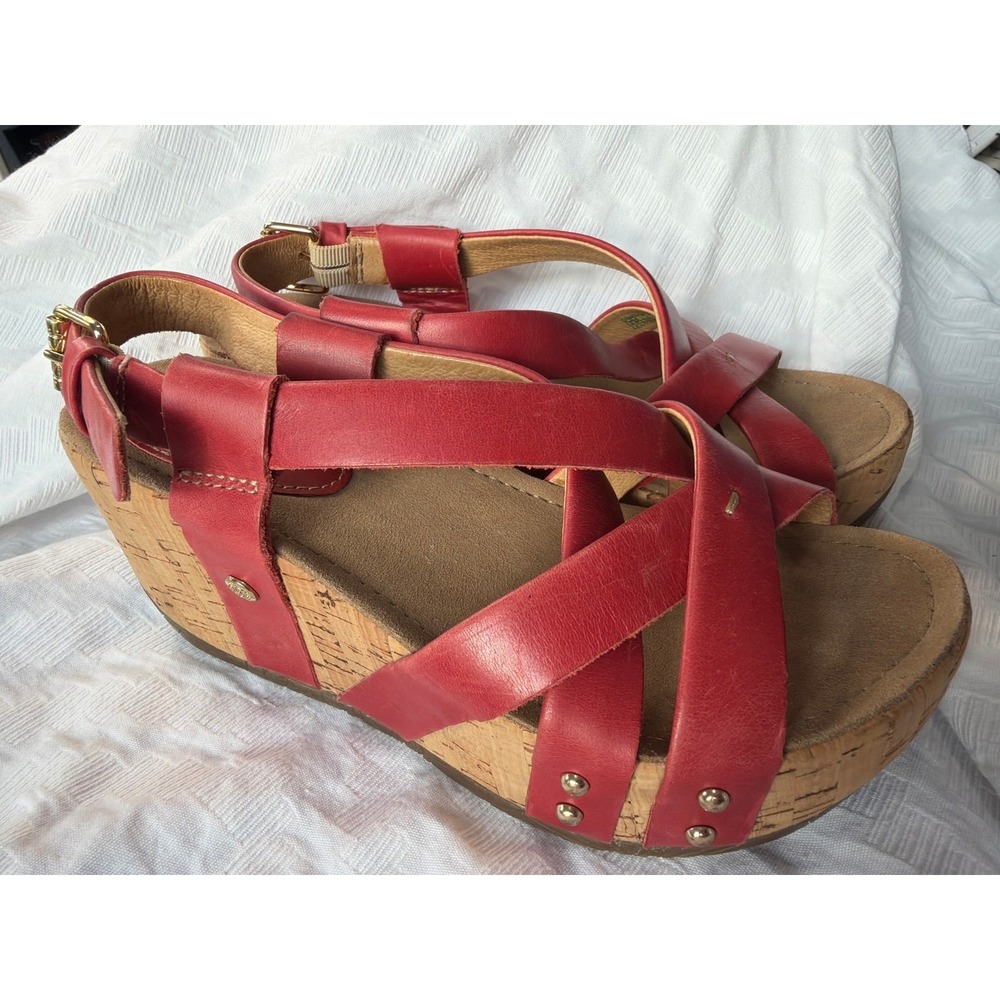 Original MSRP: $149. Bussola Formentera Wedge Sandals Italian leather.(NWOT)
